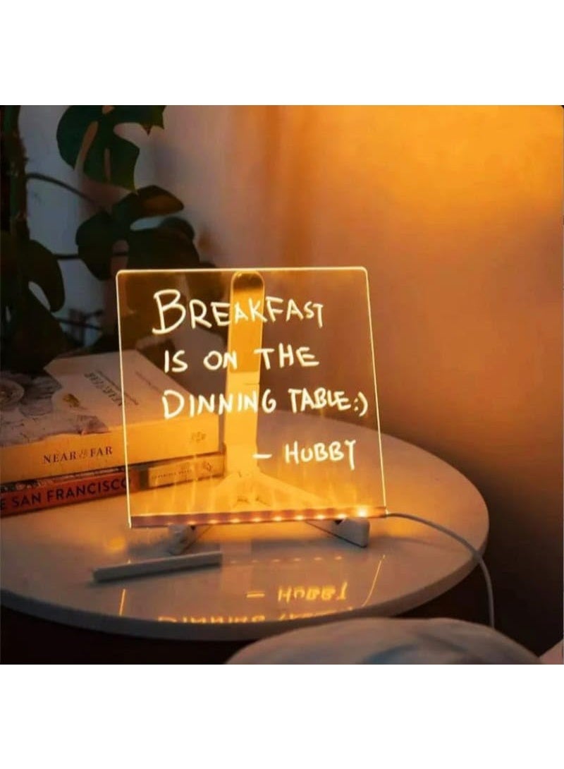 أكاليكس دي 2020 الاكريليك الانارة لوح كتابة مصباح ، تخصيص مصباح ليد عرض مع علامات لمطعم ، بار ، مقهى ، الملاحظات الشخصية و رسومات الشعار المبتكرة - Image 1